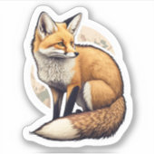 Sticker chasse Fox (Devant)