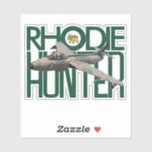 STICKER CHASSE RHODESIAN (Feuille)