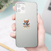 Sticker Chasse Saison Cerf Œuf de Pâques (Téléphone)