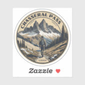 Sticker Chasseral Pass Alpine Road : Voyage en Suisse (Feuille)