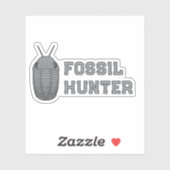 Sticker Chasseur de fossiles Trilobite (Feuille)