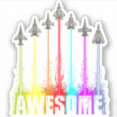 Sticker Chasseurs d'Awesome (Devant)