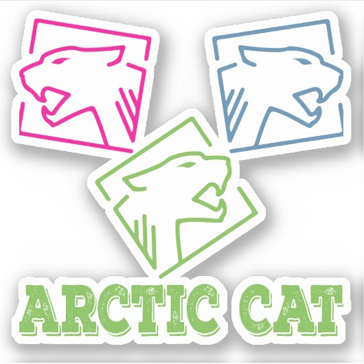 Sticker Chat arctique (Devant)