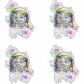 Sticker Chat Astronaute (Devant)