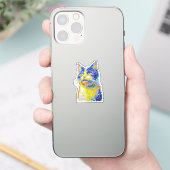 Sticker Chat au soleil (Téléphone)