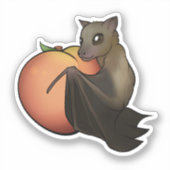 Sticker Chat aux fruits (Recto)
