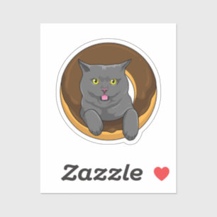 Sticker Chat avec Donut