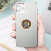 Sticker Chat avec Donut (Téléphone)