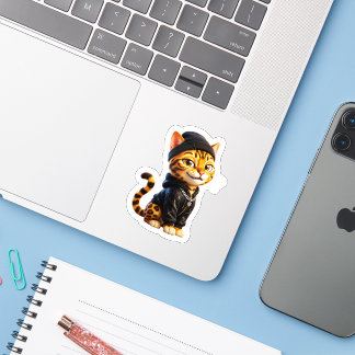 Sticker Chat Bengal Mignon Hypebeast Streetwear