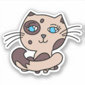 Sticker Chat-biscuit (Devant)