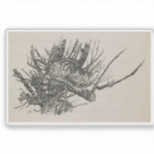 Sticker Chat Cheshire dans un arbre Arthur Rackham (Devant)