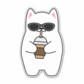 Sticker Chat cool (Devant)