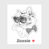 Sticker Chat cool (Feuille)