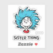 Sticker Chat dans la chose Casquette une chose deux - Soeu (Feuille)