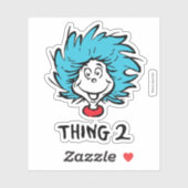 Sticker Chat dans le Casquette | Deux choses (Feuille)