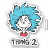 Sticker Chat dans le Casquette | Deux choses (Devant)