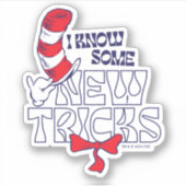 Sticker Chat dans le Casquette | Je Connais De Nouveaux Tr (Devant)