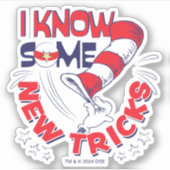 Sticker Chat Dans Le Casquette Je Connais Quelques Nouvell (Devant)