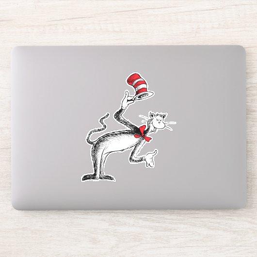 Sticker Chat dans le Casquette prend une chèvre (Ordinateur)