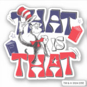 Sticker Chat dans le Casquette | Voilà... (Devant)