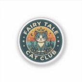 Sticker Chat de conte de fée Mignon Kitty Design - Chat de (Devant)