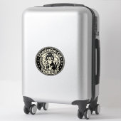 Sticker Chat de fin d'études Chat drôle Graphique - Chat d (Sur valise)