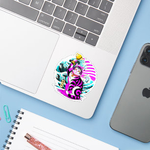Sticker Chat de la Victoire Chanceux  - Charme de Bonne Ch