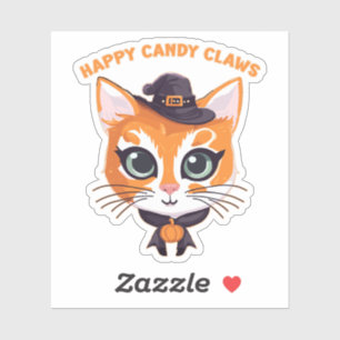 Sticker Chat d'Halloween