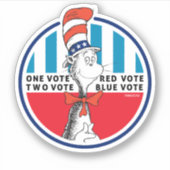 Sticker Chat en Casquette| Une voix, deux voix (Devant)