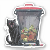 Sticker Chat errant (Devant)