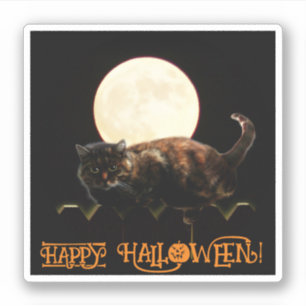 Sticker Chat et la Pleine lune