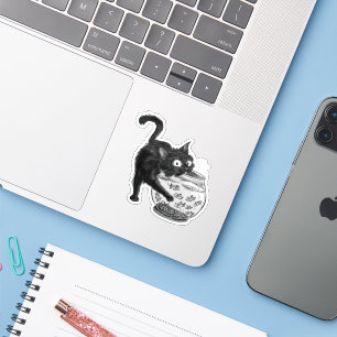 Sticker Chat et poisson