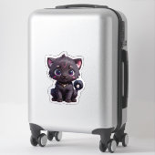 Sticker Chat Goth Cute (Sur valise)