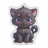 Sticker Chat Goth Cute (Devant)