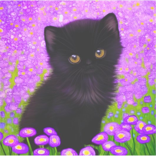 Sticker Chat Gustav Klimt (Devant)