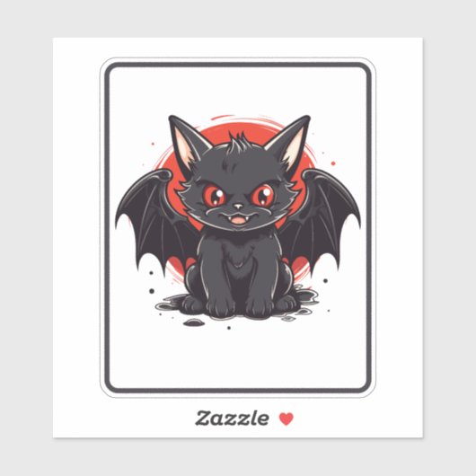 STICKER CHAT HALLOWEEN (Feuille)