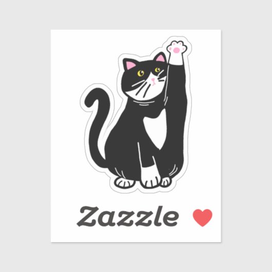 Sticker Chat joueur (Feuille)