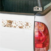 Sticker Chat Kittens Floral (Sur camion)