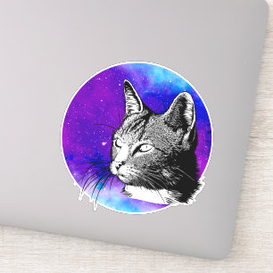 Sticker Chat Nebula Space tendance