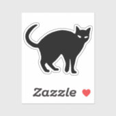 Sticker Chat noir (Feuille)