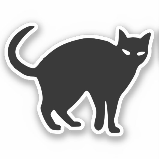 Sticker Chat noir (Recto)