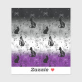 Sticker Chat noir Aexé Pride - Mystique (Feuille)