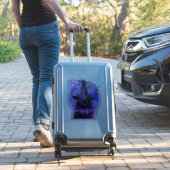Sticker Chat noir avec une aura violette (Valise Insitu)
