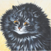 Sticker Chat noir de Louis Wain (Devant)