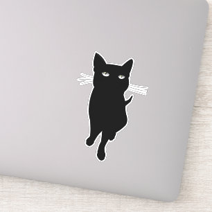 Sticker Chat noir mignon