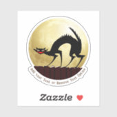 Sticker Chat noir sur clôture Halloween  (Feuille)