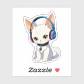 Sticker Chat Purrfect Kawaii (Feuille)