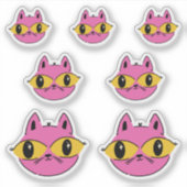 Sticker Chat Rétro (Devant)