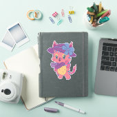 Sticker Chat rose (Couverture iPad)