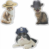 Sticker Chat Sheriff (Devant)